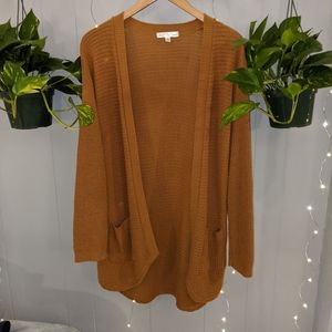 Rust orange pumpkin cardigan